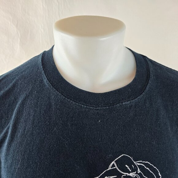 Ray Charles Mens XL Black Graphic T Shirt 1998 Vintage Gear Ink New Orleans 1365 - Picture 2 of 8